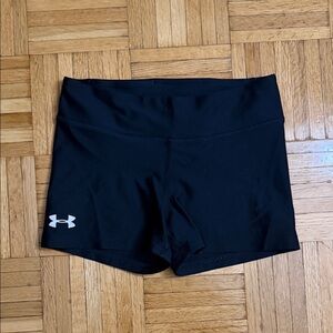 Under Armour Black Women's Performance Spandex Shorts